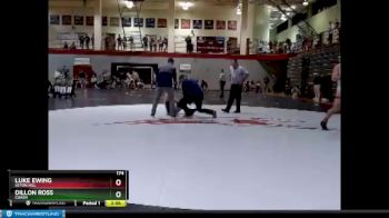 174 lbs Cons. Round 2 - Luke Ewing, Seton Hill vs Dillon Ross, Coker