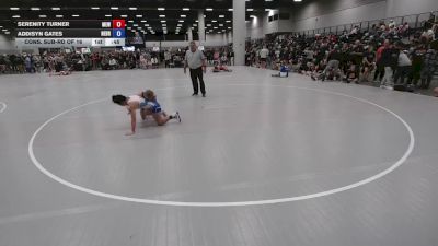 110 lbs Cons. Sub-rd Of 16 - Serenity Turner, Moyer Elite Wrestling vs Addisyn Gates, Nebraska