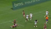 Tim Ryan Scores For The Queensland Reds Against The Blues In 2024 Super Rugby Pacific