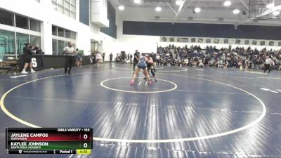 135 lbs Cons. Round 3 - Jaylene Campos, Northview vs Kaylee Johnson, Santa Rosa Academy