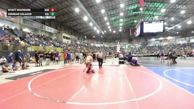 115 lbs Round Of 32 - Wyatt Whitmore, Buena Vista vs Jorrdan Salazar, Steel City Reloaded WC