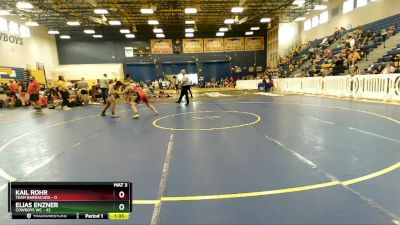 150 lbs Round 5 (8 Team) - Kail Rohr, Team Barracuda vs Elias Enzner, Cowboys WC