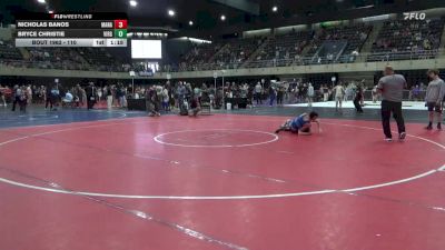 110 lbs Quarterfinal - Nicholas Banos, Manahawkin vs Bryce Christie, Virginia Beach