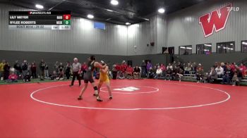 JV-32 lbs Round 1 - Lily Meyer, Marion vs Rylee Roberts, Meskwaki Settlement