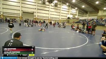 67 lbs Quarters & Wb (16 Team) - ACHILLES MARTINEZ, West Coast Riders vs Jre Whitford, Westlake