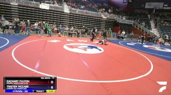 77 lbs Cons. Round 3 - Zachary Fulton, Powell Wrestling Club vs Tristen McCabe, Lander USA Wrestling