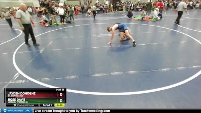 138 lbs Cons. Round 3 - Jayden Dohogne, St. Charles WC vs Ross Davis, Victory Wrestling