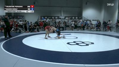65 kg Cons. Rd Of 32 - Valentine Popadiuc, St. Pius X High School Wrestling vs Mason Goelz, Contenders Wrestling Academy
