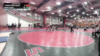 190 lbs Champ. Round 2 - Karina Aviles, Corona vs Sophia Perez Valdes, Oxnard