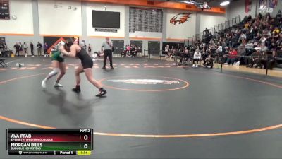 170 lbs Cons. Round 3 - Morgan Bills, Dubuque Hempstead vs Ava Pfab, Epworth, Western Dubuque