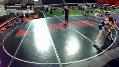 138 lbs Cons. Semis - Dallin Covington, Montana vs Waylon Hoyt, Washington