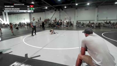 54 lbs Round Of 32 - Ryker Linn, Falls Academy vs Weston Molinaro, Rising Sun WC