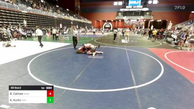 172 lbs Rr Rnd 2 - Brayden (Brady) Calmes, Windy City WC vs Kreed Kuntz, High Plains Thunder