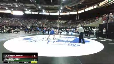 5A 160 lbs Champ. Round 1 - Zack Wenglikowski, Coeur D Alene vs Calvin Fillmore, Rocky Mountain