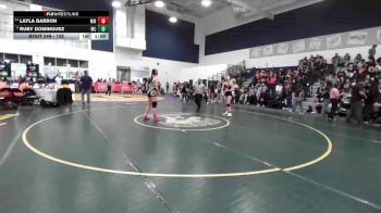 135 lbs Cons. Round 2 - Layla Barron, Murrieta Mesa vs Ruby Dominguez, Mira Costa