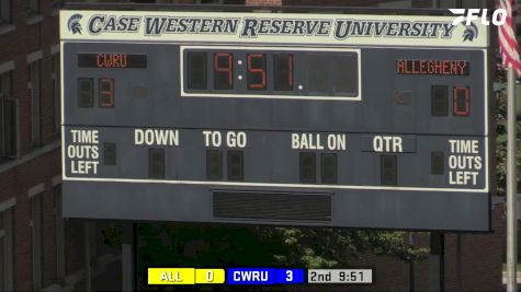 Replay: Allegheny vs CWRU - 2025 Allegheny vs Case Western Reser | Aug 31 @ 1 PM