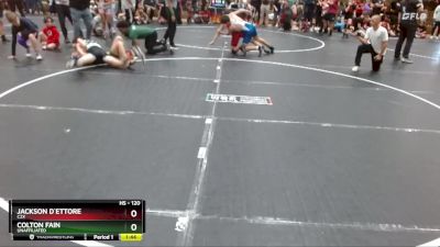 120 lbs Round 2 - Colton Fain, Unaffiliated vs Jackson D`Ettore, C2X