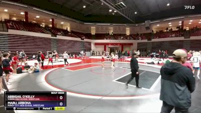 118 lbs Round 1 - Abbigail O`Kelly, Yukon High School Wrestling vs Marli Arbona, Ponca City High School Wrestling