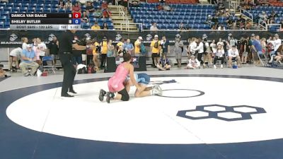 130 lbs Cons. Rd Of 64 - Danica Van Baale, Iowa vs Shelby Butler, Idaho