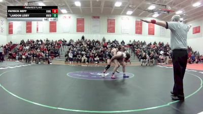 126 lbs Quarterfinal - Landon Leiby, Woodridge vs Patrick Neff, Howland