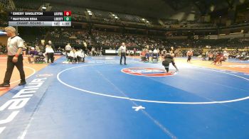 170 Class 2 lbs Champ. Round 1 - Emery Singleton, Lafayette (Wildwood) vs Maysoun Esia, Liberty