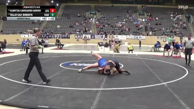 165 lbs Semifinal - Clarytza Castillejos Santos, Lafayette vs Talayjah Brents, Shawnee