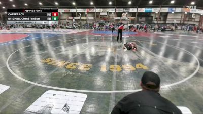 70 lbs Champ. Round 3 - Mitchell Christensen, Heartland Wrestling Academy vs Carter Loy, Douglas Wrestling Club