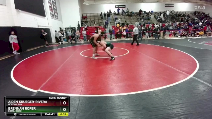 215 lbs Cons. Round 1 - Aiden Krueger-Rivera, Northglenn vs Brennan ...