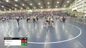 117 lbs Finals (2 Team) - Zaiden Esponiza, Idaho vs Brooke Deeter, Utah