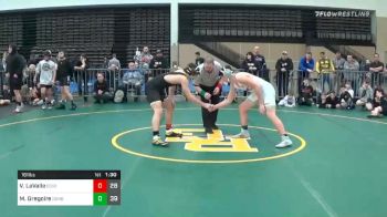 161 lbs Semifinal - Vincenzo LaValle, Edge MS vs Mike Gregoire, Doughboy MS