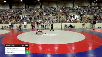 43 lbs Quarterfinal - Logan Nordquest, Guerrilla Wrestling Academy vs Luke Sumrall, The Grind Wrestling Club