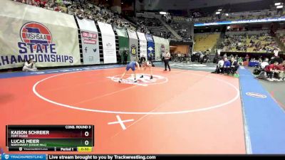 106 Class 4 lbs Cons. Round 3 - Kaison Schreier, Fort Osage vs Lucas Meier, Northwest (Cedar Hill)