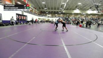 285 lbs Champ. Round 3 - Daguy Massillon, Keiser University vs Ian Clifford, Indiana Tech