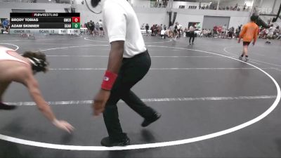 132 lbs Round 5 (6 Team) - Adam Skinner, Scanlan vs Brody Tobias, Grit Mat Club Red