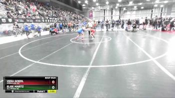 85 lbs Semifinal - Vera Goedl, Steelclaw WC vs Elise Martz, All-Phase WC