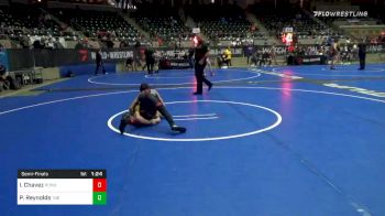 92 lbs Semifinal - Isaak Chavez, Pomona Elite vs Parker Reynolds, The Compound Indy