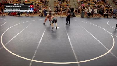 157 lbs Cons. Round 5 - Noah Howk-Erwin, IA vs Dokken Biladeau, IA