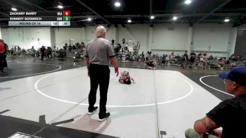 54 lbs Round Of 16 - Zachary Barry, Inland Elite WC vs Everett Goodrich, Chinook WC
