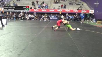 125 lbs Placement Matches (16 Team) - Isaac Hampton, Southern Oregon vs Kobi Johnson, Providence (Mont.)
