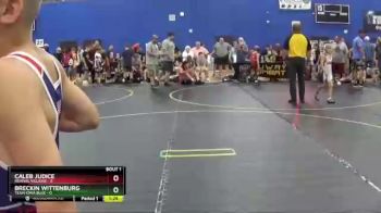 67 lbs Quarterfinals (8 Team) - Breckin Wittenburg, Team Iowa Blue vs Caleb Judice, Revival Villains