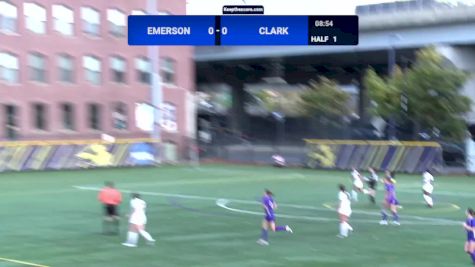 Replay: Clark (MA) vs Emerson | Oct 26 @ 12 PM