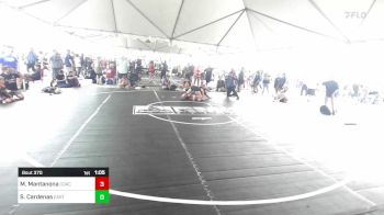 136 lbs Semifinal - Mila Mantanona, Coachella Valley WC vs Sophia Cardenas, Eastvale Elite