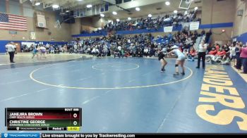 135lbs Cons. Round 4 - Janejira Brown, Chief Sealth (Girls) vs Christine George, Evergreen (Vancouver) (Girls)