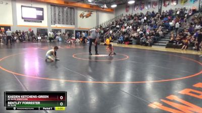 B-6 lbs Round 1 - Bentley Forrester, DC Elite vs Kaeden Ketchens-Green, DC Elite Wrestling