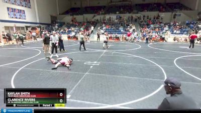 122 lbs Quarterfinal - Kaylan Smith, Team Bear Wrestling Club vs Clarence Rivers, Jr. Islanders Wrestling Club