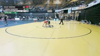 141 lbs Semifinal - Dailey Jennings, Unattached vs Kieran Thompson, Adams State