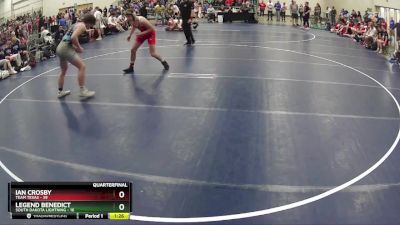 175 lbs Quarterfinals (8 Team) - Ian Crosby, Team Texas vs Legend Benedict, South Dakota Lightning