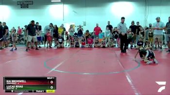 44 lbs Finals (2 Team) - Kai Bromwell, Warhawks vs Lucas Rivas, Rush WC