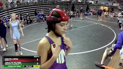 95 lbs Semis & 1st Wrestleback (8 Team) - Azalea Kallal, Minnesota Storm Blue vs Caydence Aagard, Idaho