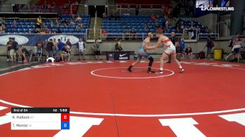 160 lbs Rnd Of 64 - Kyler Hallock, Montana vs Trent Munoz, California